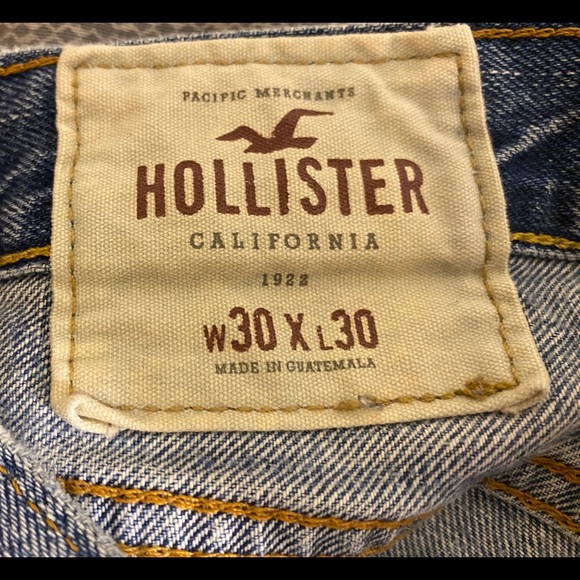 MEN, RIPPED SLIM STRAIGHT BLUE JEAN, 30 X 30 - Picture 5 of 6